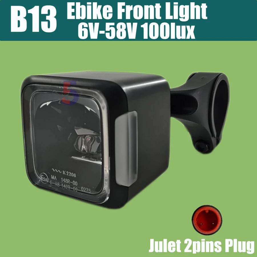 Ebike LED  , 6V-58V ̶Ʈ + Julet 2  WP ÷, 80 , 100 ,   ĸ , WP IPX5